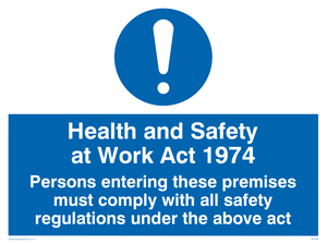 MV299: health & safety work act 1974