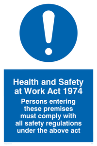 MV299: health & safety work act 1974