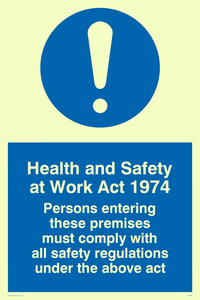 MV299: health & safety work act 1974