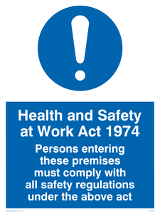 MV299: health & safety work act 1974