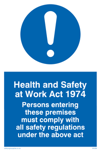 MV299: health & safety work act 1974