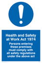 MV299: health & safety work act 1974