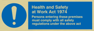 MV299: health & safety work act 1974
