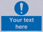 MV3002: Custom mandatory sign