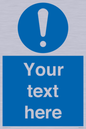 MV3002: Custom mandatory sign