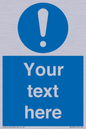MV3002: Custom mandatory sign