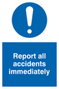 MV313: report all accidents immediately