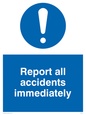 MV313: report all accidents immediately