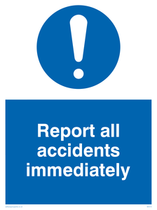 MV313: report all accidents immediately