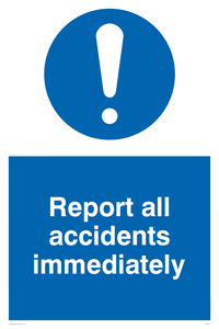 MV313: report all accidents immediately