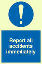 MV313: report all accidents immediately