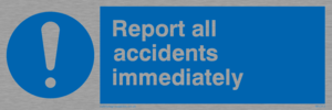 MV313: report all accidents immediately