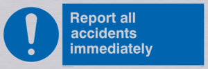 MV313: report all accidents immediately