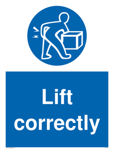MV314: lift correctly