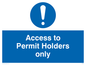 MV316: access to permit holders only