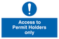 MV316: access to permit holders only