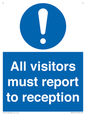 MV318: all visitors must report to reception