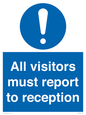 MV318: all visitors must report to reception