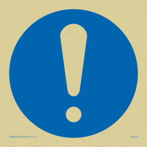 MV321: exclamation symbol only