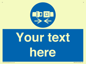 MV5107: Custom Seatbelts Sign