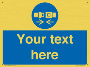 MV5107: Custom Seatbelts Sign