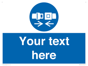 MV5107: Custom Seatbelts Sign