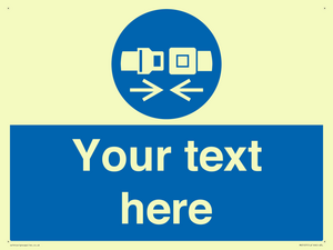 MV5107: Custom Seatbelts Sign