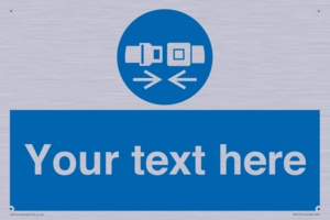 MV5107: Custom Seatbelts Sign