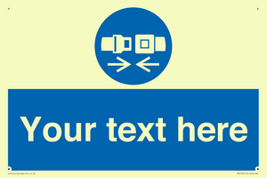 MV5107: Custom Seatbelts Sign