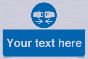 MV5107: Custom Seatbelts Sign