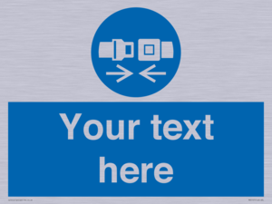 MV5107: Custom Seatbelts Sign