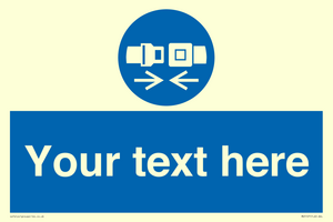 MV5107: Custom Seatbelts Sign