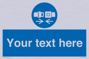 MV5107: Custom Seatbelts Sign