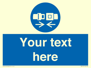MV5107: Custom Seatbelts Sign
