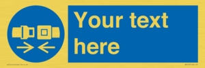 MV5107: Custom Seatbelts Sign