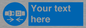 MV5107: Custom Seatbelts Sign