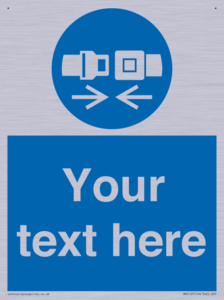 MV5107: Custom Seatbelts Sign