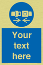 MV5107: Custom Seatbelts Sign