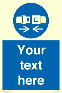 MV5107: Custom Seatbelts Sign