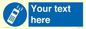 MV5108: Custom Mobile Sign