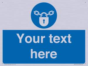 MV5115: Custom Lock Sign