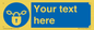 MV5115: Custom Lock Sign