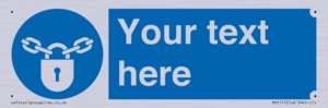 MV5115: Custom Lock Sign