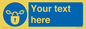 MV5115: Custom Lock Sign