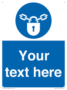 MV5115: Custom Lock Sign