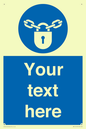 MV5115: Custom Lock Sign