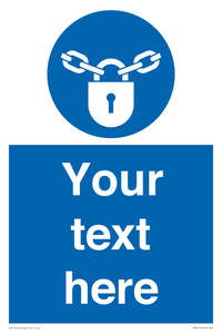 MV5115: Custom Lock Sign