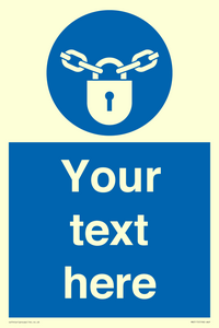 MV5115: Custom Lock Sign