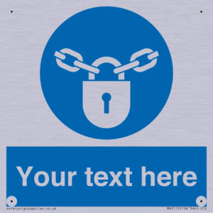 MV5115: Custom Lock Sign