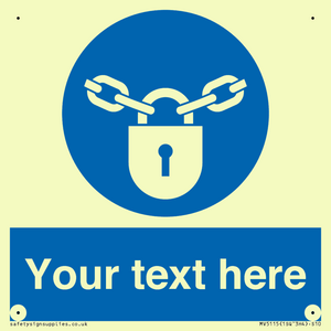 MV5115: Custom Lock Sign